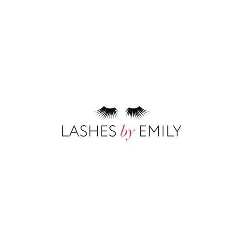 Lashes Logo - Eyelash extension logo for luxury eye lash extensions. Logo design