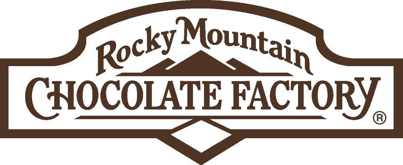 Chocolate Mountain Logo - Rocky Mountain Chocolate Factory Logo - Pier Village
