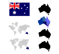 Australian Map Logo - Australia Map Logo Vector (.AI) Free Download