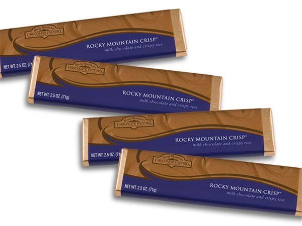 Chocolate Mountain Logo - Gourmet Milk Chocolate Bar with Crisps