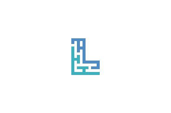 S and L Logo - Labyrinth - Letter L Logo ~ Logo Templates ~ Creative Market