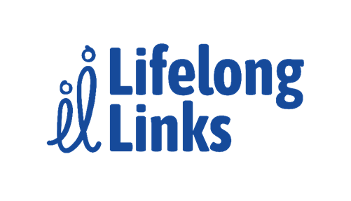 Blue Links Logo - Lifelong Links. Hertfordshire County Council