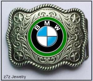 Luxury Auto Logo - BMW Logo Belt Buckle - luxury car auto insignia emblem cowboy ...
