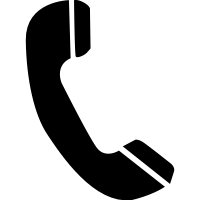 Black and White Telephone Logo - Telephone icons | Noun Project