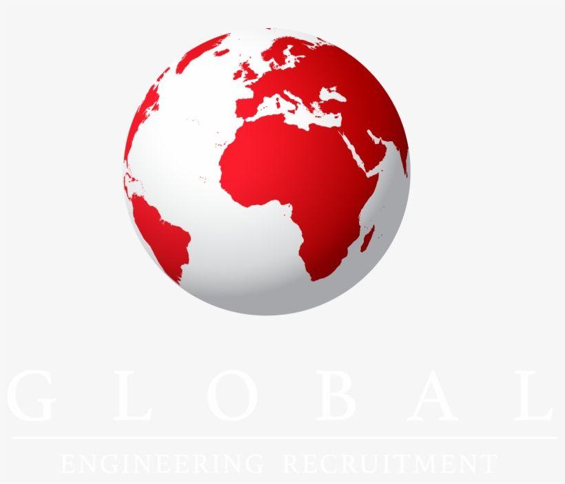 Red Globe Logo - Global Engineering Recruitment Ltd Globe Logo Png Transparent