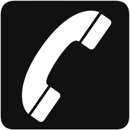 Black and White Telephone Logo - Telephone, Internet and Post – Woodward Buildings
