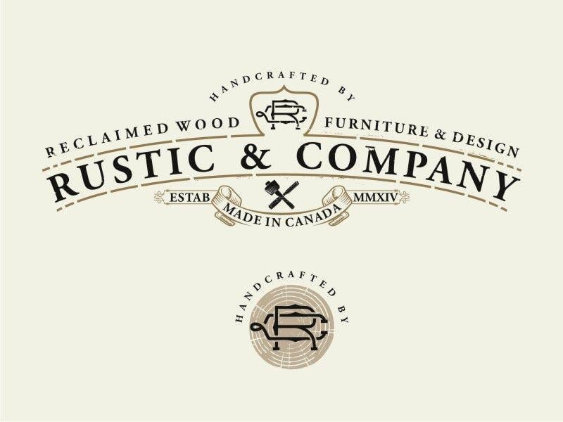 Rustic Furniture Logo - Rustic Company by Emblem Garage | Dribbble | Dribbble