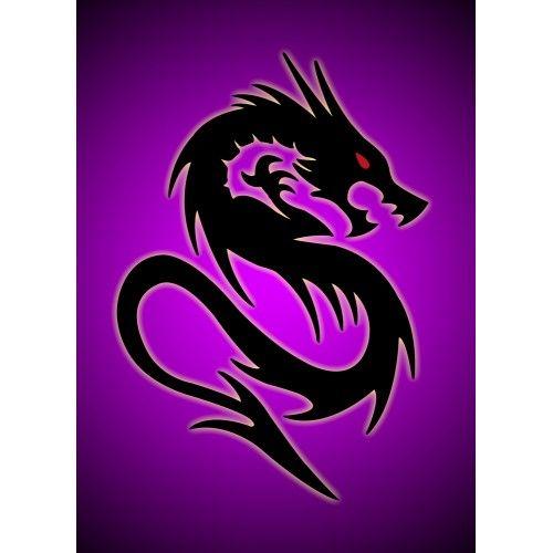 Cool Purple Logo - Purple Dragon