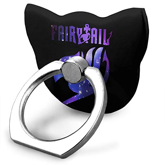 Cool Purple Logo - BAKAKAZHA Fairy Tail Anime Purple Logo Cell Phone Ring