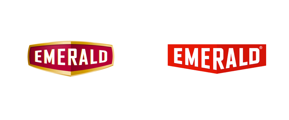 Red Emerald Logo - Brand New: New Logo and Packaging for Emerald Nuts by GIRVIN