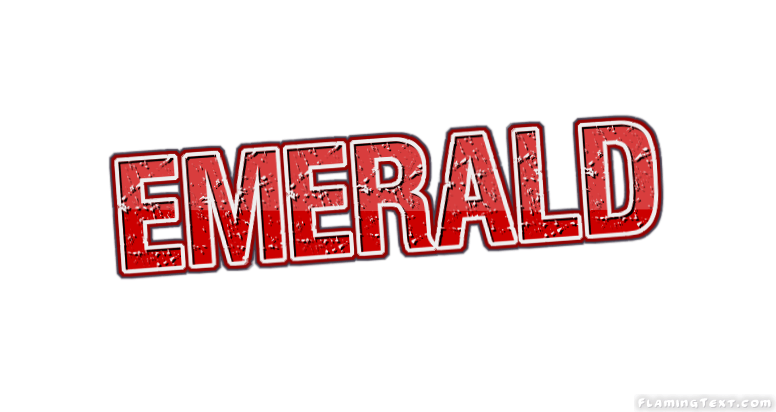 Red Emerald Logo - Emerald Logo | Free Name Design Tool from Flaming Text