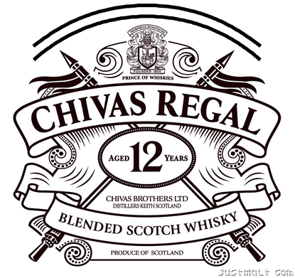 Aged 12 Years Logo - Chivas Regal - 12-Year Mais | Logo | Scotch whiskey, Whisky, Whiskey