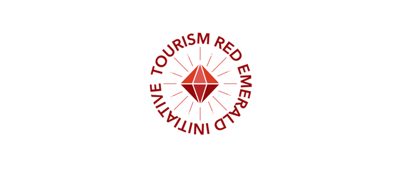 Red Emerald Logo - Utah Tourism Red Emerald Initiative. Utah Office of Tourism