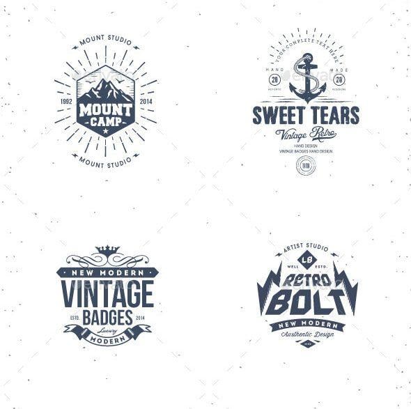 Trendy Logo - 35 Beautifully Handcrafted PSD, EPS & AI Badge Logo Templates | Web ...