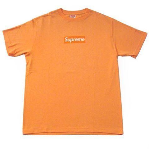 Museum Box Logo - Supreme Museum - Supreme Orange On Orange Box Logo Tee Year: 2003...