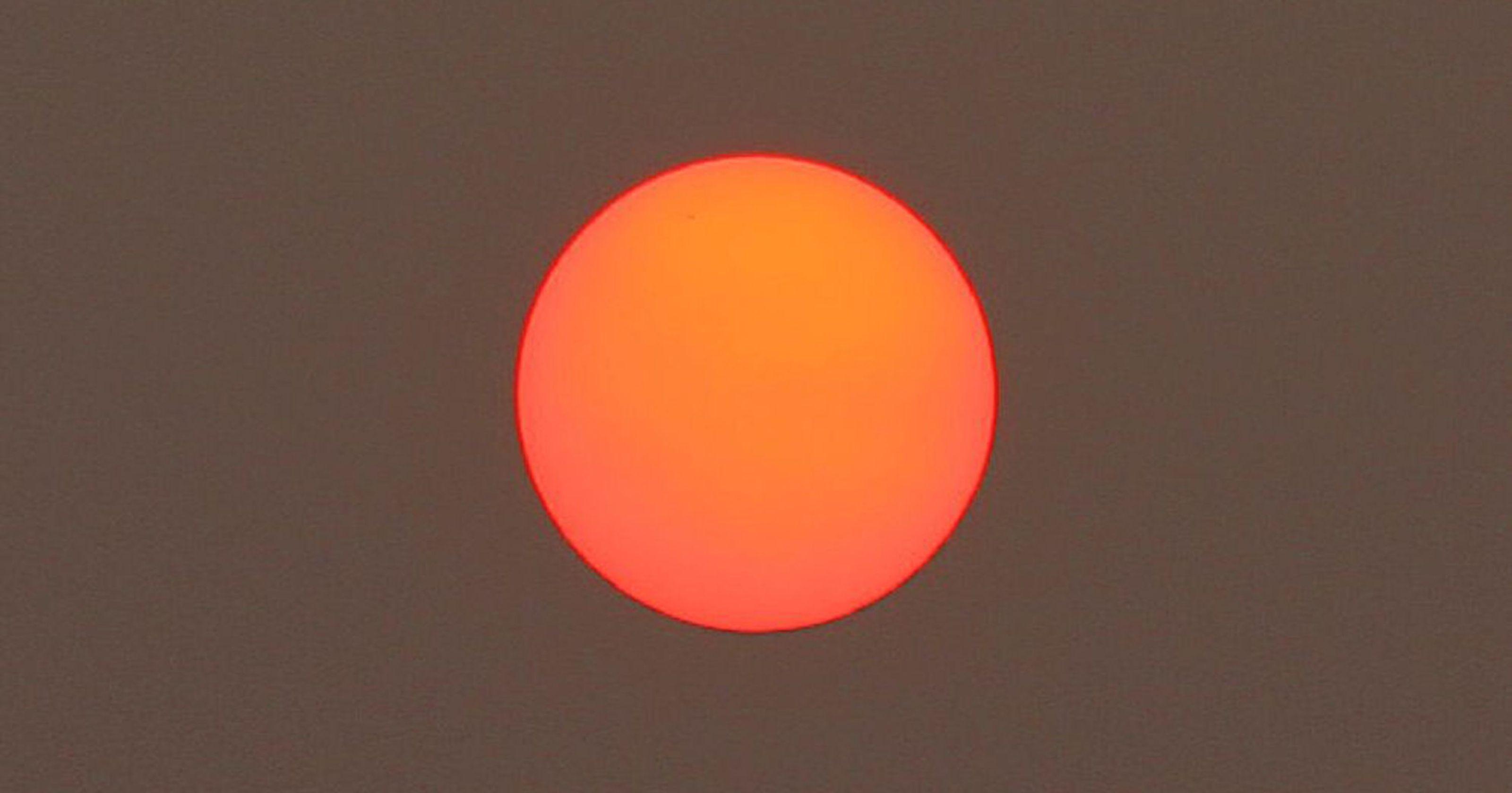 Red and Orange Sun Logo - Question answered: Why you might be seeing a red sun