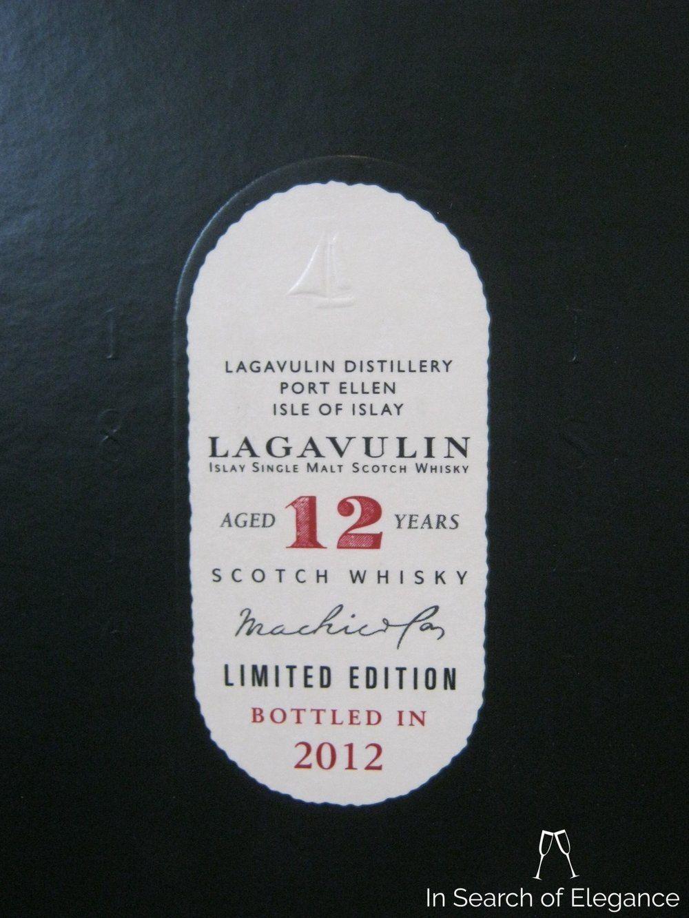 Aged 12 Years Logo - Review: Lagavulin 12 Year Old Limited Edition Single Malt Scotch ...