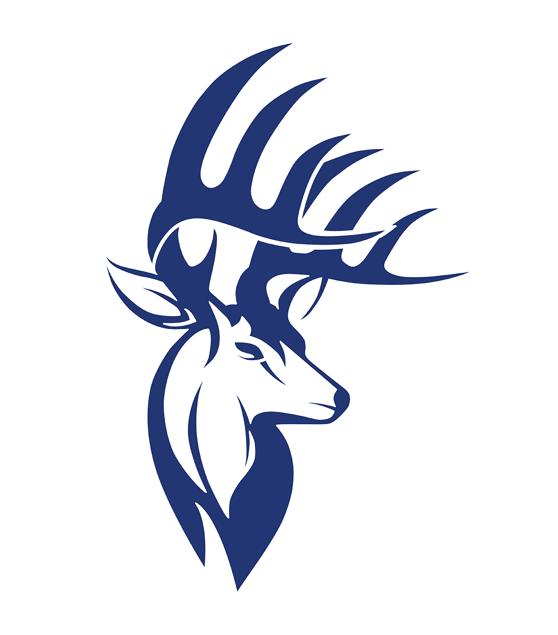 Blue Buck Logo - Bucks of America Buck Logo Decal