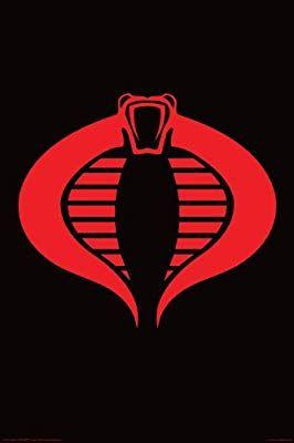 GI Joe Cobra Logo - Aquarius G.I Joe Cobra Logo Poster, 24 By 36 Inch