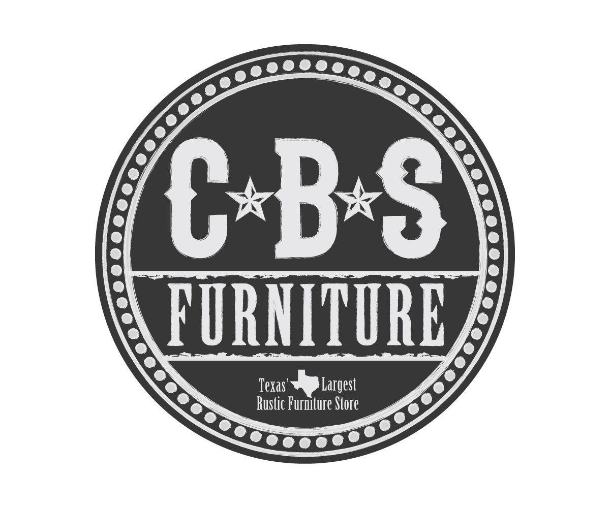 Rustic Furniture Logo - Store Logo Design for CBS Furniture 