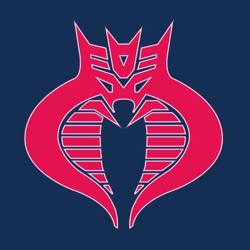 GI Joe Cobra Logo - DeCobraCons Cobra Command Decepticons Logo Transformers GI Joe Men's ...