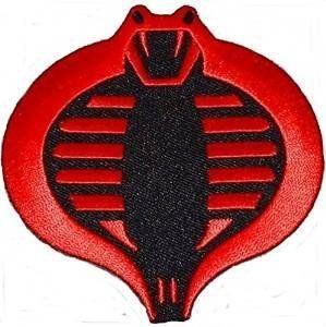 GI Joe Cobra Logo - Patch Squad Men's G.I. JOE Cobra Logo Embroidered PATCH