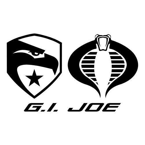 GI Joe Cobra Logo - GI Joe vs. Cobra logos. G.I JOE. Gi joe, Gi joe cobra, Gi joe cartoon