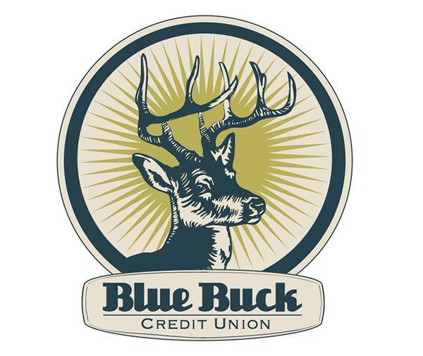Blue Buck Logo - Blue Buck Credit Union Design on Behance