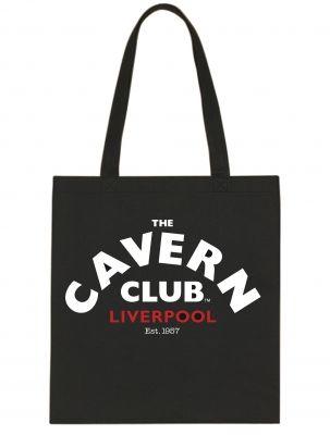 Famous Black and White Store Logo - Cavern Club wall black logo tote bag