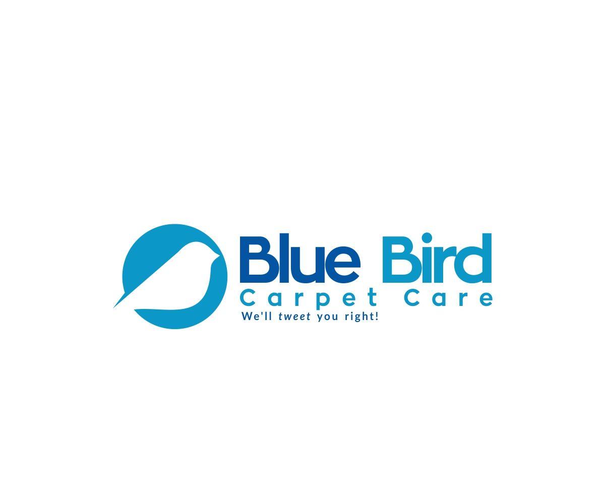 Blue Bird Brand Logo - Playful, Personable, Cleaning Service Logo Design for Blue Bird