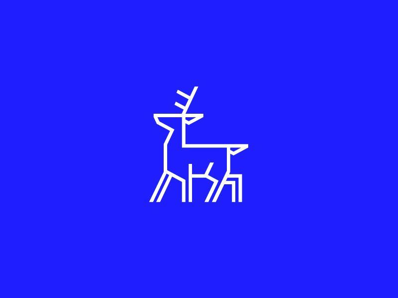 Blue Buck Logo - Blue Deer Icon by 
