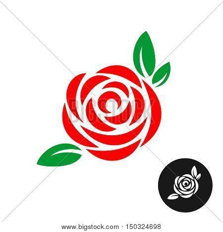 Red Flowers Logo - 
