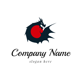 Red and Black Dragon Logo - Free Dragon Logo Designs. DesignEvo Logo Maker