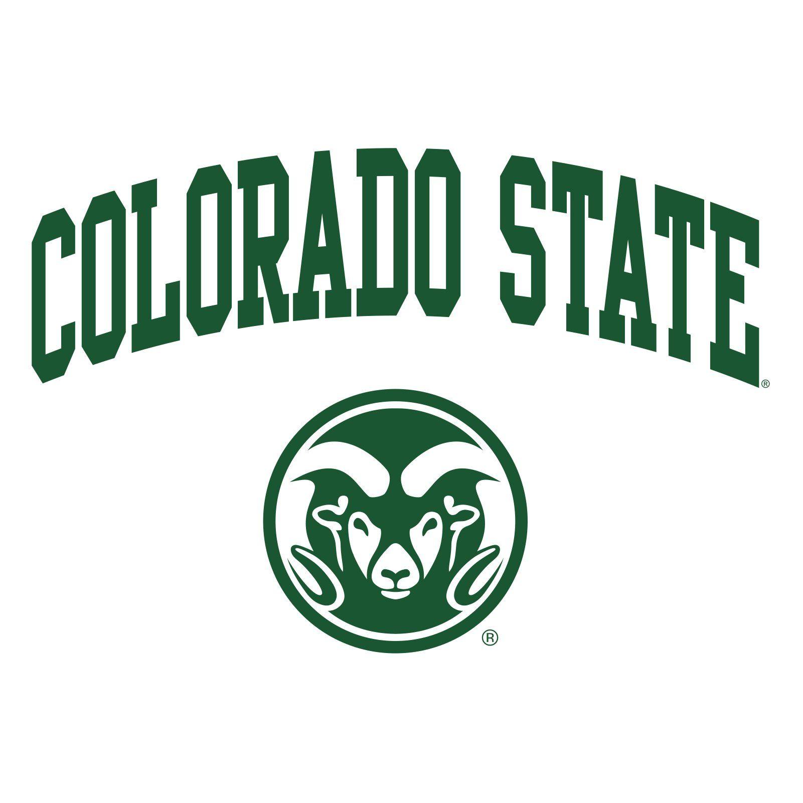 Colorado State Logo - Colorado State Arch Logo Long Sleeve - White - UGP