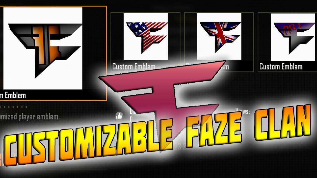 BO2 Clan Logo - CUSTOM FAZE EMBLEM Ops 3 & Advanced Warfare