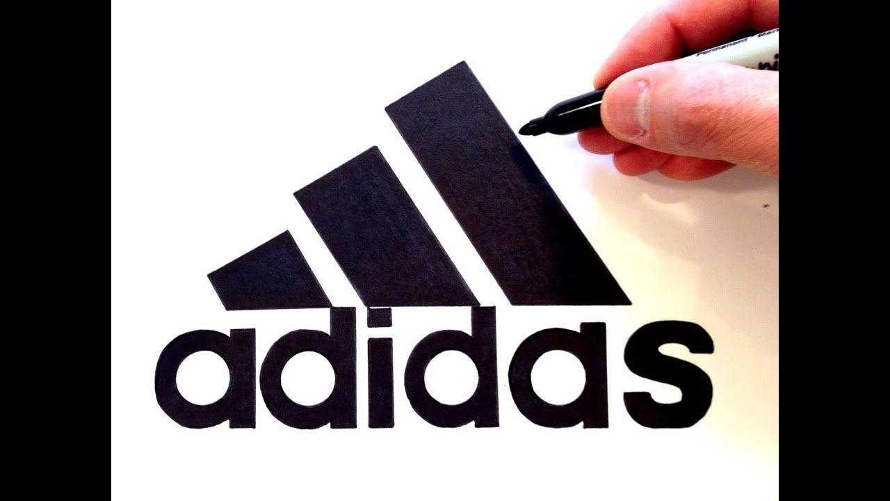 Best YouTube Logo - How to draw the Adidas Logo - Best on Youtube - YouTube