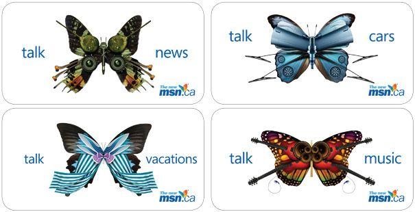 MSN Butterfly News Logo - After the break up