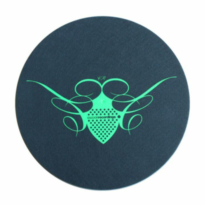 Grey and Green Circle Logo - COCOON Cocoon Slipmat (grey with green print, pair) vinyl at Juno ...