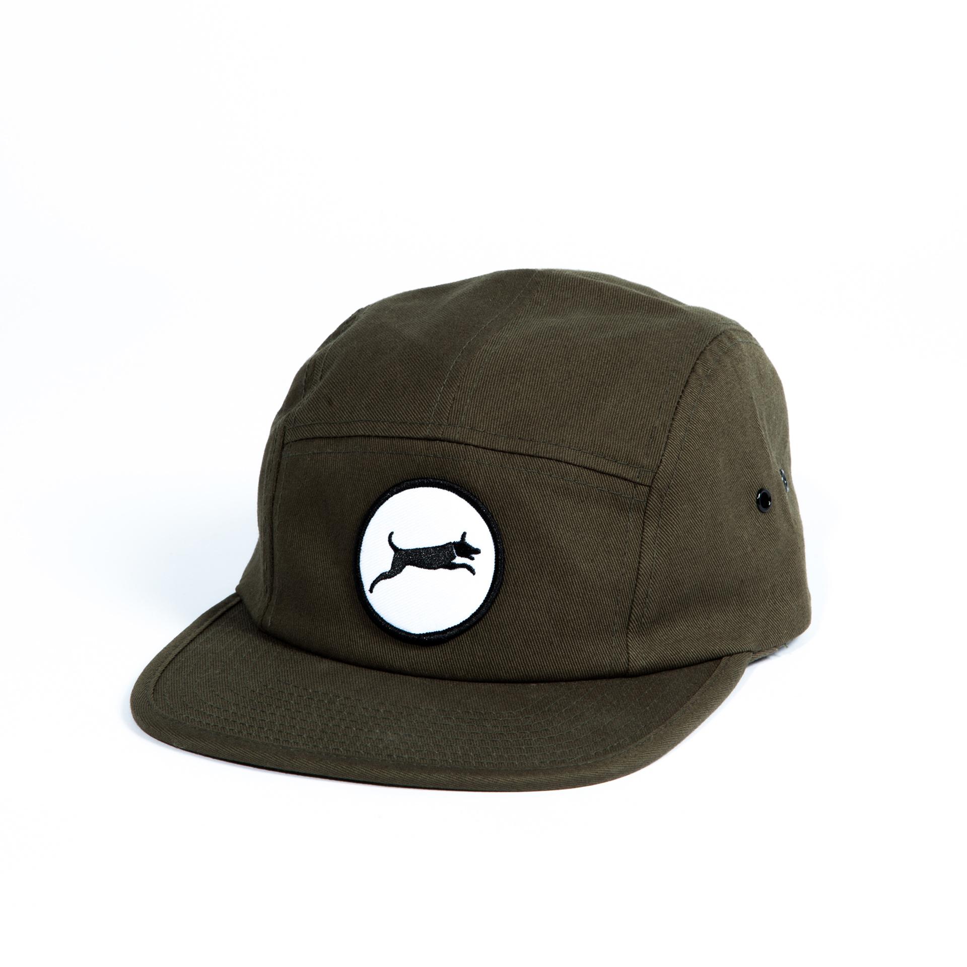 Grey and Green Circle Logo - Unleashed in the City » Outfitter Five Panel Hat – Grey Circle