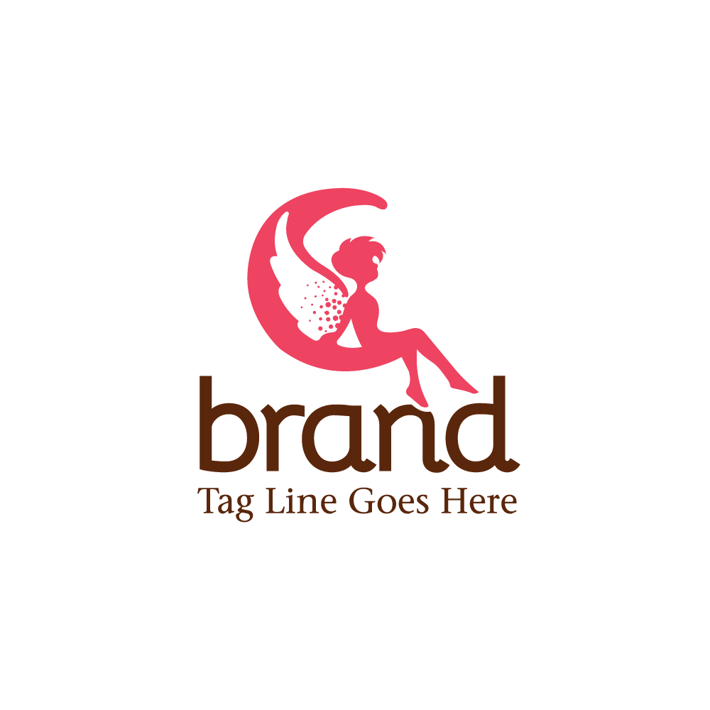 The Clothes Great Logo - SOLD: Fairy Cupcakes Moon Logo Design