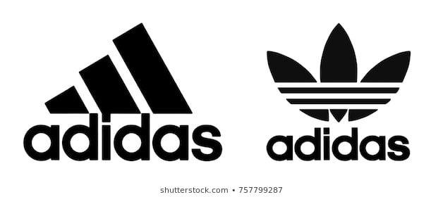 The Adidas Logo - adidas logo adidas logo image vectors shutterstock