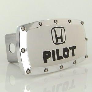 Honda Pilot Logo - Honda Pilot Logo Chrome Billet W/ Allen Bolts Tow Hitch Cover