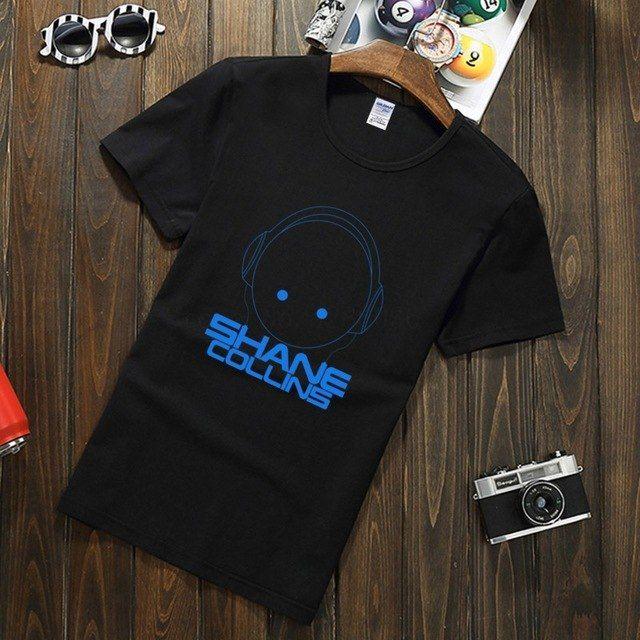 The Clothes Great Logo - US $18.6. Creative Funny T Shirt Shane Collins Blue Logo T Shirt Men Great Clothes Shirt For Men Cotton Simple Personnaliser Un Tee Shirt In T Shirts