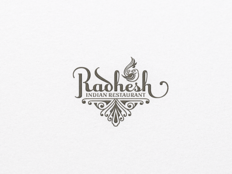 Indian Restaurant Logo - Radhesh« Indian Restaurant ... by Arno Kathollnig | Dribbble | Dribbble