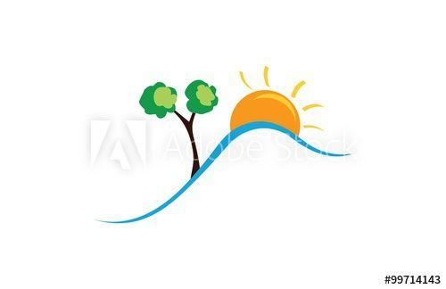Tree Mountain Logo - tree mountain logo vector - Buy this stock vector and explore ...