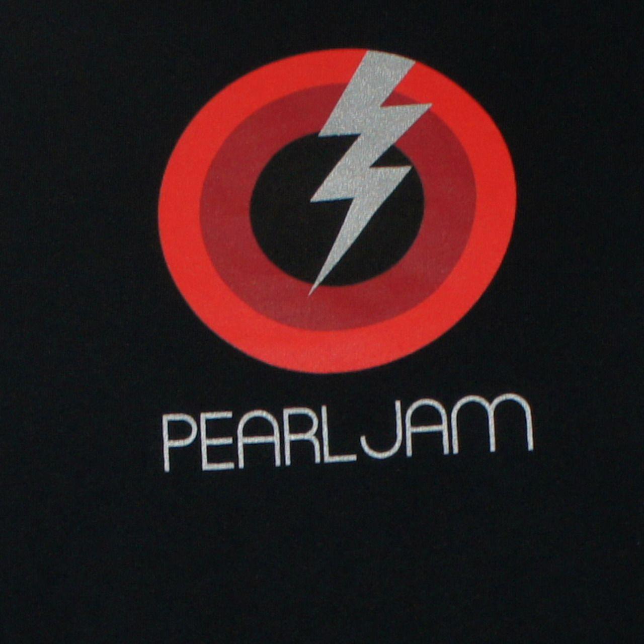 Pearl Jam Logo - PEARL JAM Bullseye Lightning Bolt Logo Rock T-SHIRT - Merch2rock ...