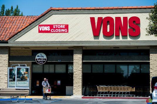 Vons Grocery Logo - Vons supermarket in Glendora set to close by Sept. 23