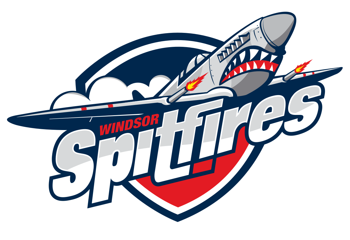 Spitfire Plane Logo - Windsor Spitfires