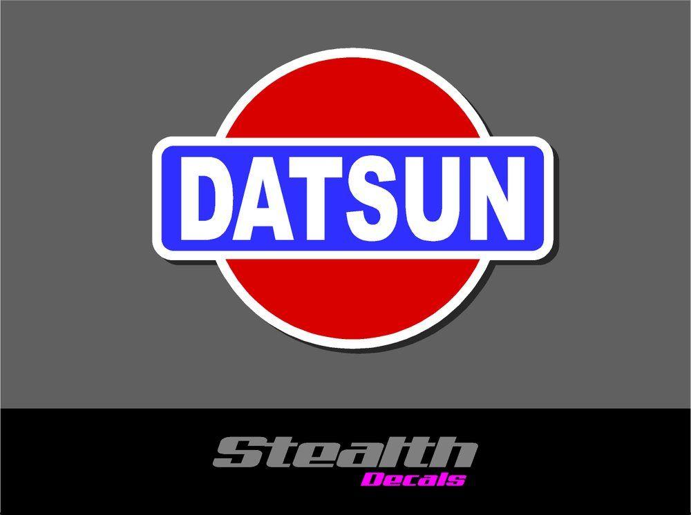 Datsun Logo - Datsun logo stickers v1 x2 | Stealth Decals