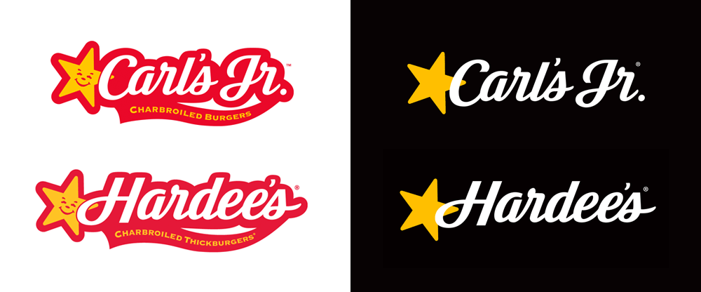 Old Hardee's Logo - Brand New: New Logo and Identity for Carl's Jr. and Hardee's